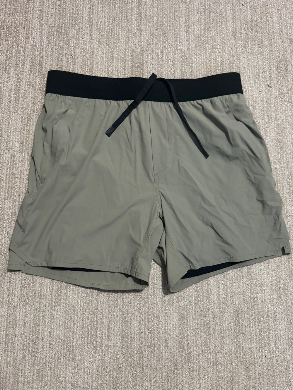 Ten Thousand Mens Size M Gray Tactical Training Shorts 5 In Drawstring Pockets